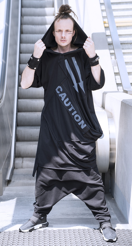 t-shirty męskie CAUTION tunika męska