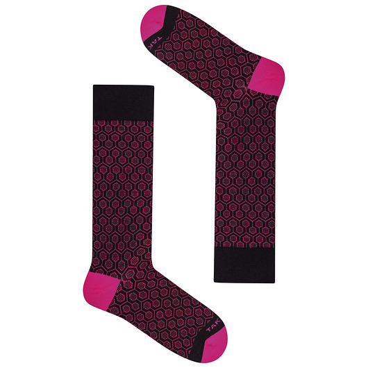 skarpetki damskie Wełniane skarpetki merino - Wełniana 60m3 (pink)