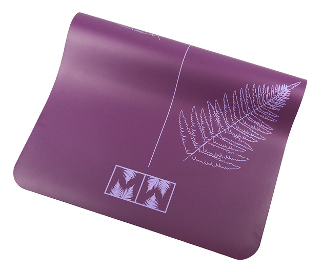 akcesoria do jogi Mata do jogi antypoślizgowa ROOT 4mm Plum, PU + naturalny kauczuk