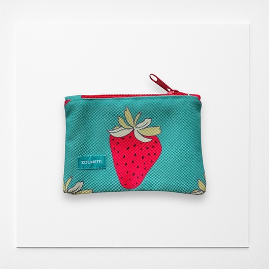 akcesoria różne Portfelik mini - truskawki