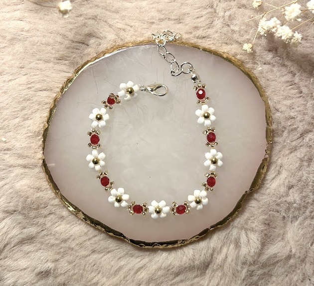 bransoletki ze szkła Bransoletka z koralików