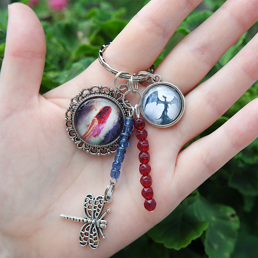 breloki Breloczek - Wróżka, smok, ważka