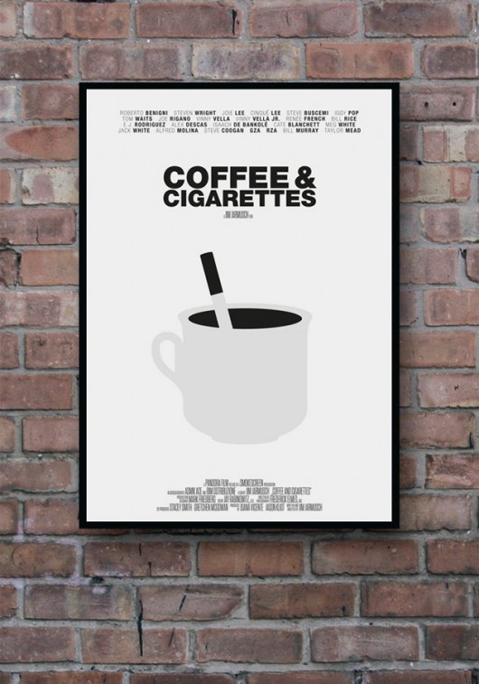 Coffee and Cigarettes - plakat minimalmill