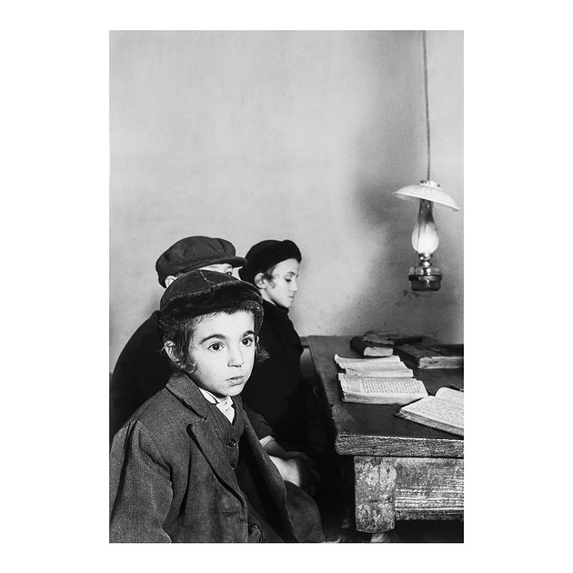 kartki okolicznościowe - wydruki Kartka Premium - Roman Vishniac, "Chłopcy z Chederu"