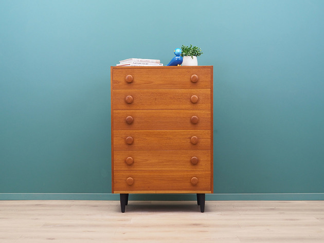 komody i szafki Komoda tekowa, duński design, lata 60, produkcja: Dania
