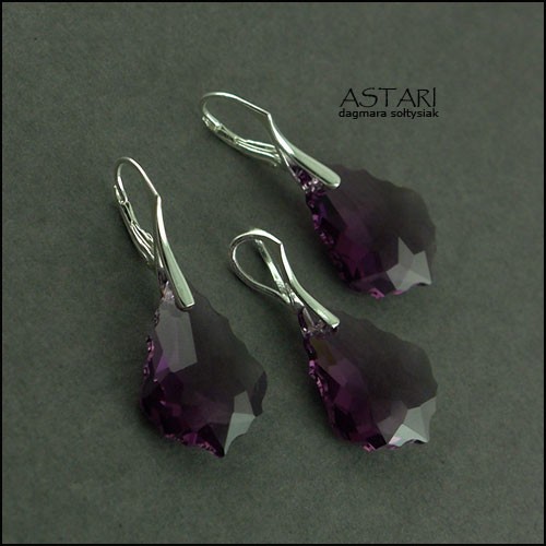 kryształ SWAROVSKI AMETHYST BAROQUE Astari