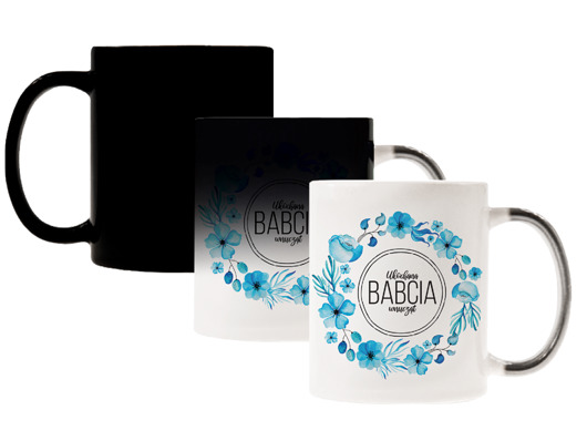 Kubek magiczny z nadrukiem- Dzień Babci/ Dziadka AllbagAllprints