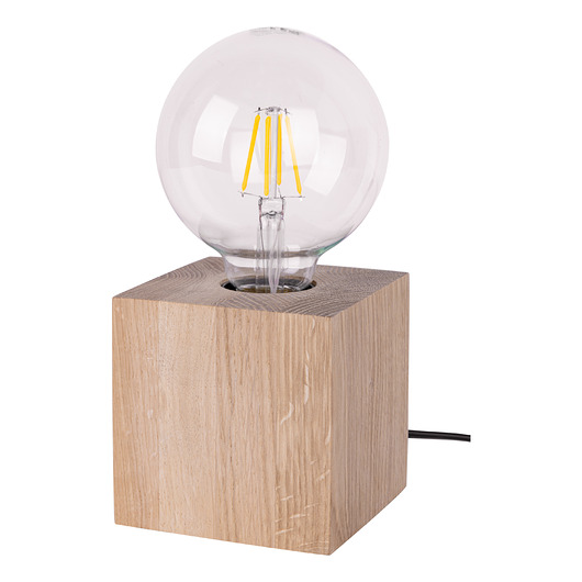 lampy stołowe Lampa Stołowa Trongo drewniana