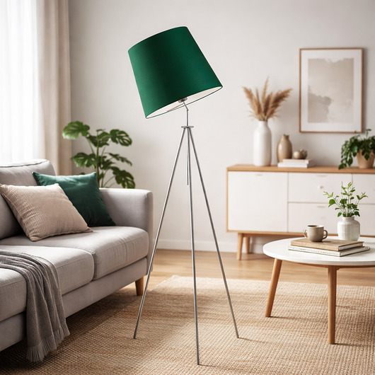 lampy podłogowe Regulowana lampa stojąca do sypialni OSLO na 3 nogach w stylu skandynawskim
