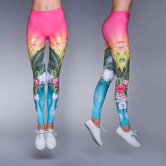 legginsy Legginsy ALOHA wysoki stan