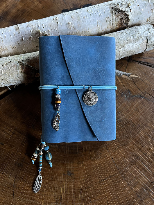 notatniki i albumy Skórzany dziennik podróży, notes podróżnika, mały pamiętnik