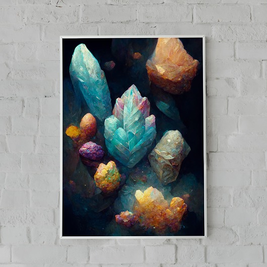 plakaty Plakat Magia Kryształów 2