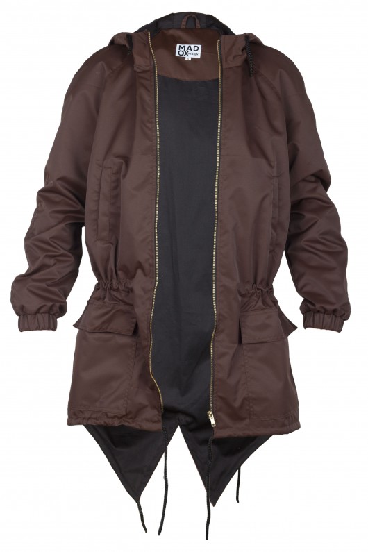 Kurtka parka brązowa Madox design
