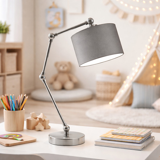 lampy do pokoju dziecka Lampa biurkowa z regulowanym ramieniem ASMARA KIDS do nauki dla dzieci