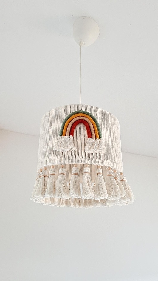 lampy do pokoju dziecka Lampa sufitowa "Tęcze & Frędzelki"