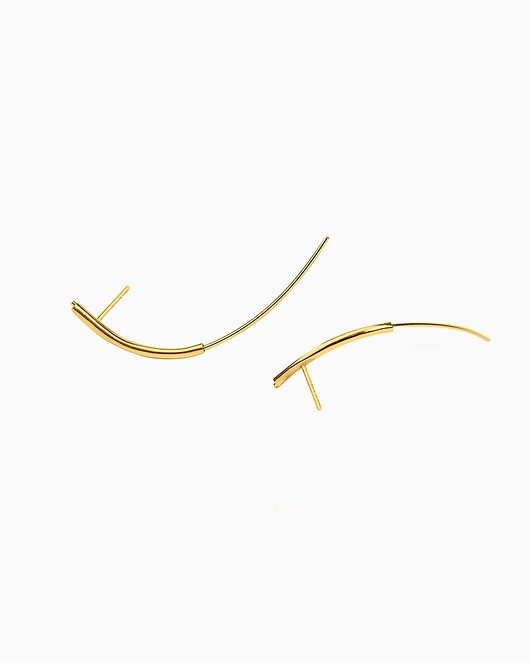 Kolczyki pozłacane ECLISS Arch I -GOLD maksi.miuk Jewelry