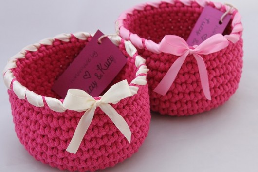 Kosz Mini Dark Pink LucyandKucy