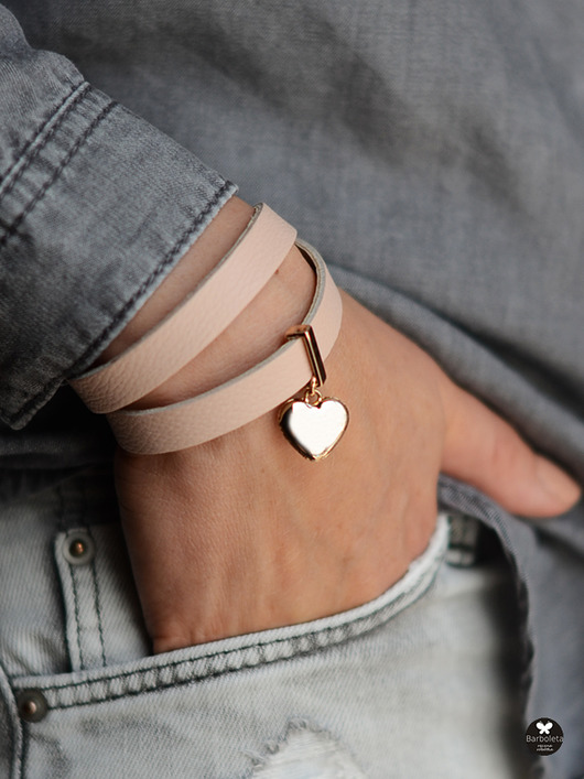pink heart gold 17 barboleta