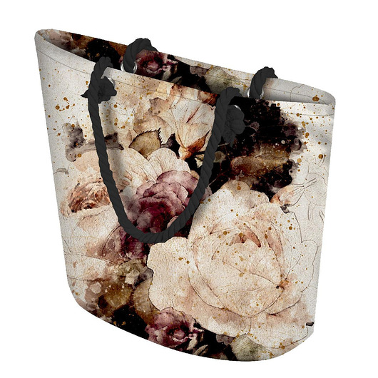 torby XXL Torba Shopper - WATERCOLOR FLOWERS  4
