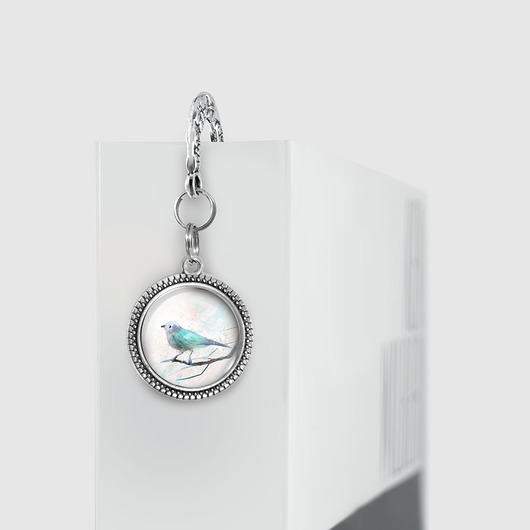 zakładki do książek Zakładka do książki - Turkusowy ptaszek