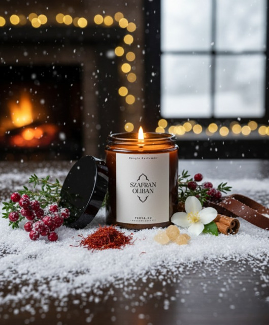 świece zapachowe Świeca zapachowa - Szafran, Oliban