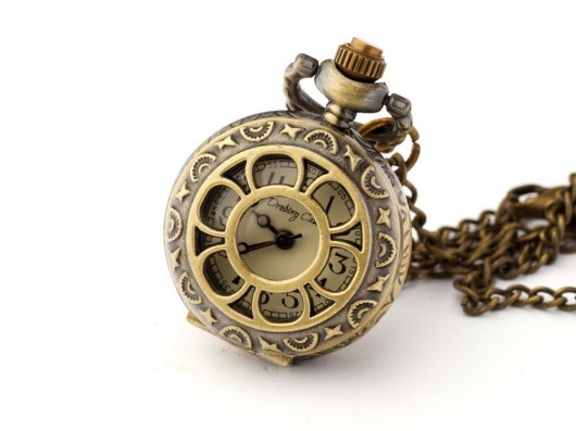 zegarki na łańcuszku Zegarek - Bratek (golden)