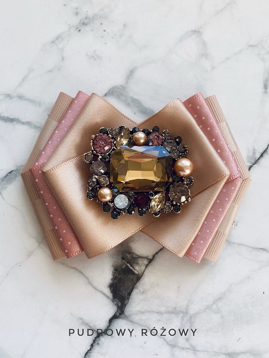 broszki Brosza  z ozdobą w stylu glamour Kryształ z perłami NEW