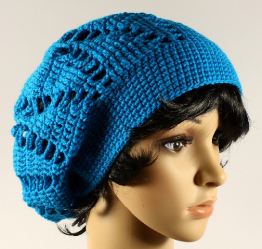 beret turkusowy RękaProduction