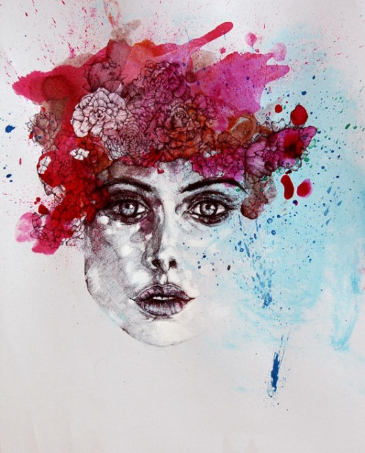 ilustracja -grafika Frida  BOSKE
