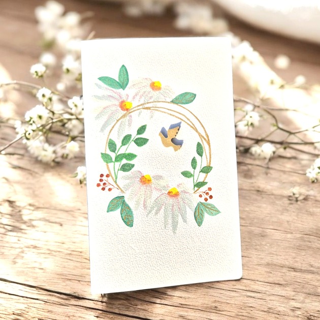 grafiki i ilustracje Ręcznie malowana kartka na Pierwszą Komunię Świętą