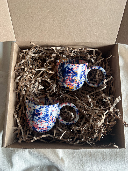 kubki Zestaw prezentowy 2 kubki do espresso