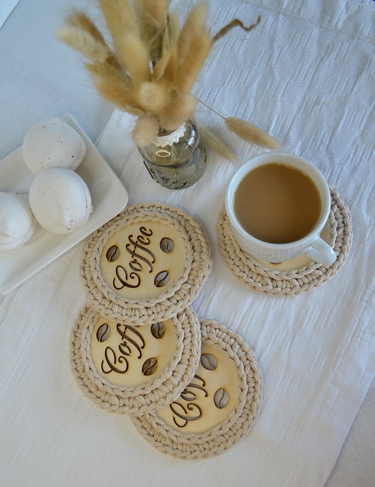 podkładki do kuchni Zestaw (4 szt) podstawek pod kubek, Podkładka pod kubek