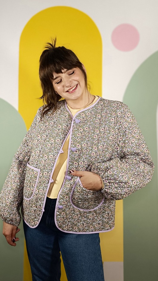 kurtki damskie Dwustronna Jupka Tęsknota za Wiosną