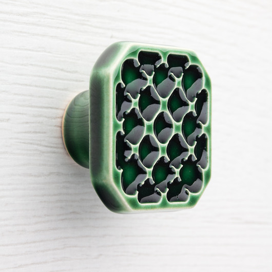 gałki do mebli Gałka do mebli zieleń butelkowa, wz.8