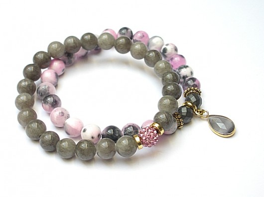 Grey and pink  /10-2014/ - duo KiKa pracownia