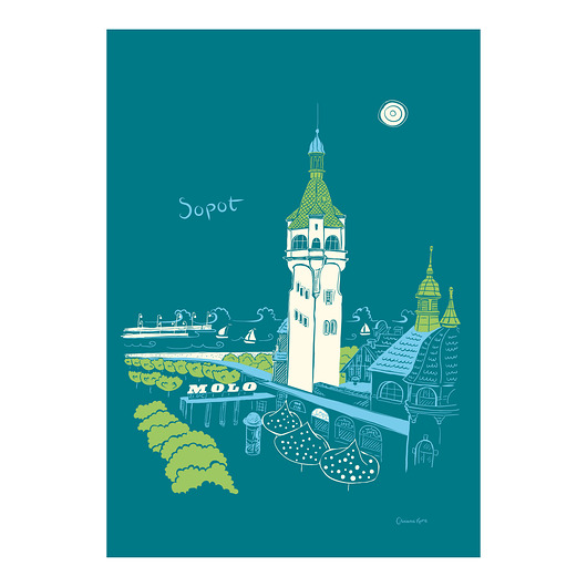 plakaty Plakat Sopot Latarnia Morska