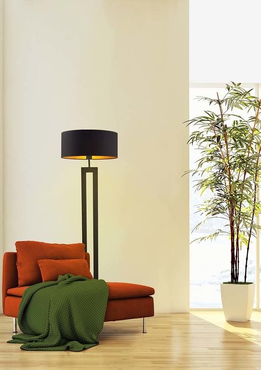 Stylowa lampa podłogowa KALIFORNIA GOLD LYSNE