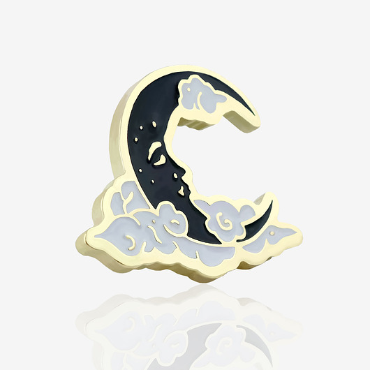 przypinki Pin "Śpiący Księżyc"