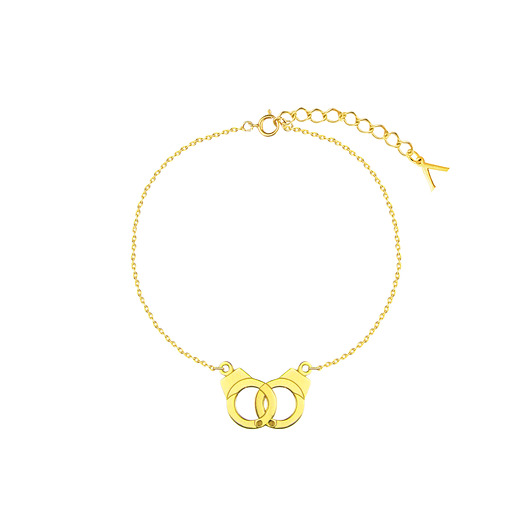 Bransoletka kajdanki Gold Handcuffs AFRODITTE COLLECTION
