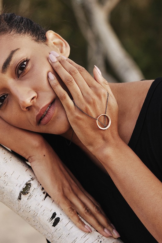 wisiory MINIMAL BIG  necklace / copper