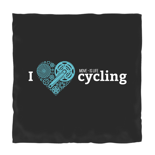 poduszki z napisami Poduszka.  I love cycling
