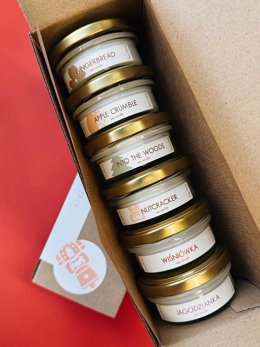 świece zapachowe Zestaw świec sojowych MINI CANDLE 6PACK