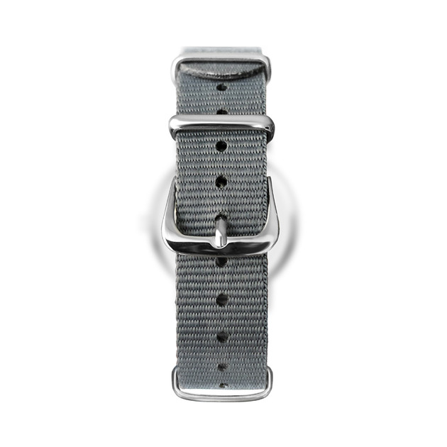 zegarki damskie Pasek do zegarka - mały, nylonowy, szary