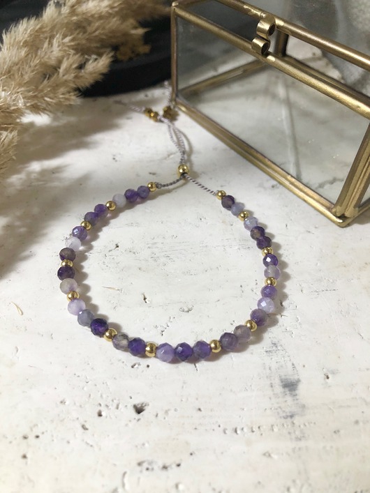 bransoletki z kamieni naturalnych Bransoletka ametyst