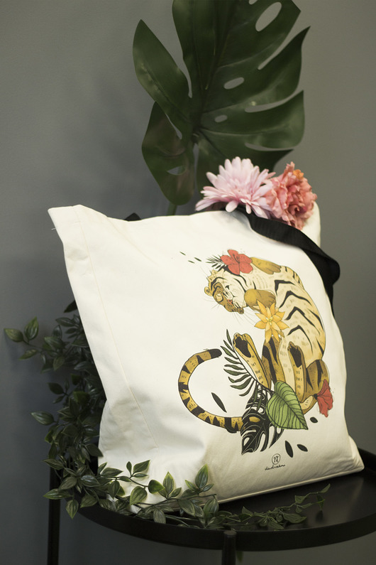 Torba bawełniana Tygrys AllbagAllprints