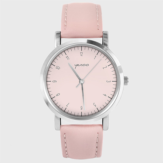 Zegarek - Simple Elegance - pudrowy róż yenoo