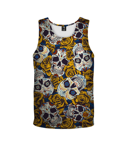 t-shirty dla dziewczynki Bokserka Top Girl DR.CROW Skull Tatoo Honey