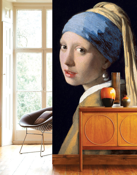 fototapeta Tapeta - Dziewczyna z perłą - Jan Vermeer