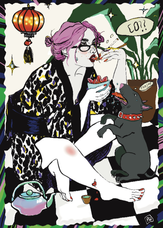 grafiki i ilustracje Sweet tongues