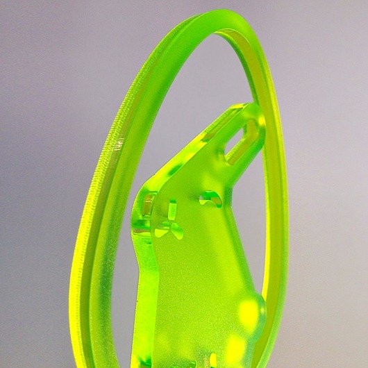 BUNNY EGG green/satin/fluorescent/L YUKIKO
